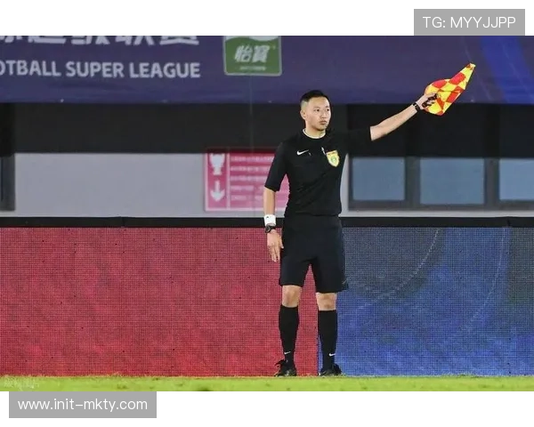 场边争议判罚，主裁布里萨德出示黄牌